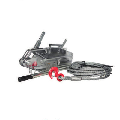 Polipasto palanca manual prowinch 3,200Kg cable de acero 20 mts carcaza acero