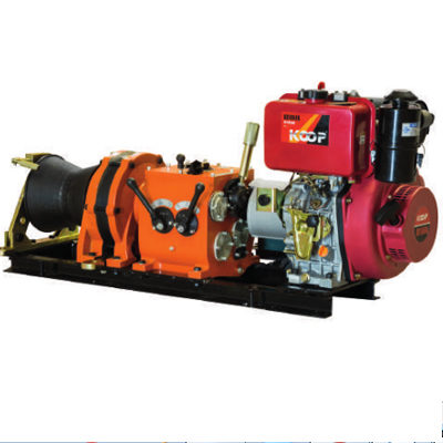 Winch prowinch 5 toneladas Diesel186 - 9HP Partida eléctrica