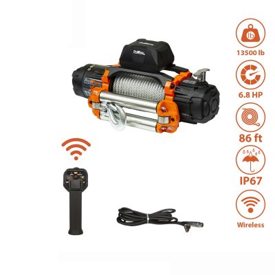 WINCHE ELÉCTRICO 9500 lbs RESISTENTE AL AGUA  12V /24v