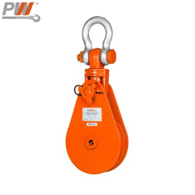 POLEA SIMPLE 8 TON. CON GRILLETE GIRATORIO SERVICIO PESADO